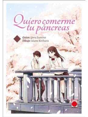 Capa do manga Eu Quero Comer Seu Pâncreas da Panini