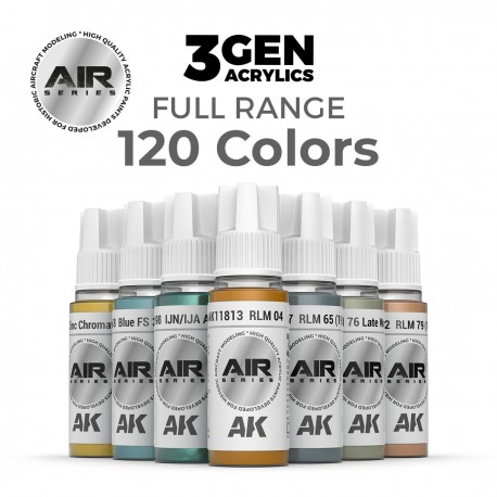 Ensemble de peinture acrylique 3Gen Série AIR de AK-Interactive