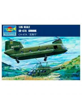 Maquete de helicóptero ACH-47A Armored Chinook Trumpeter