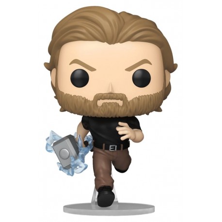 Figura POP! de Steve Rogers Doomsday con martillo.