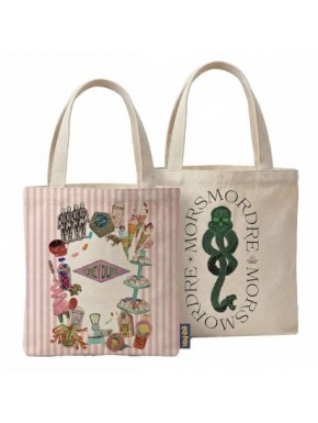Sac shopping Harry Potter avec designs Honeydukes et Morsmordre