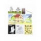Set de actividades Bluey para colorear con mochila