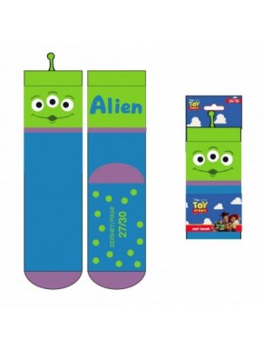 Calcetines Toy Story Alien antideslizantes verdes y azules