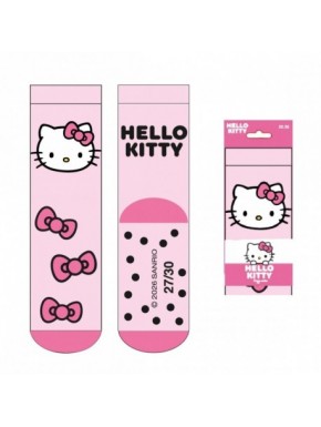 Calcetines rosa Hello Kitty antideslizantes