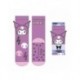 Chaussettes antidérapantes violettes Kuromi Hello Kitty
