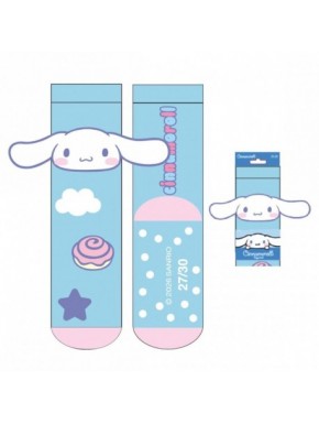 Calcetines antideslizantes Hello Kitty azules con dibujos
