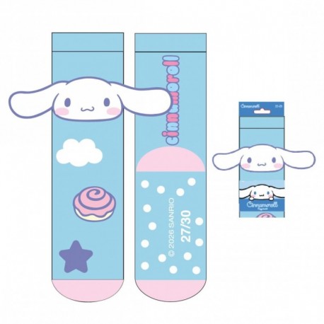 Chaussettes antidérapantes Hello Kitty bleues avec motifs