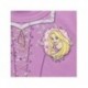 Vestido Princess roxo e rosa com detalhes em tule