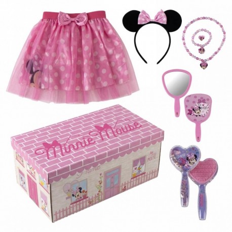 Coffret Beauté Minnie Mouse rose avec serre-tête et accessoires
