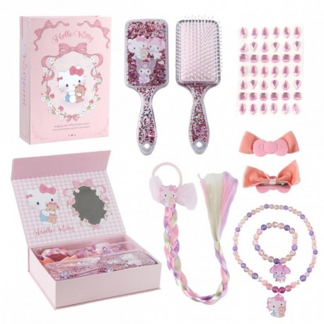 Coffret beauté Hello Kitty avec accessoires roses