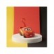 Llavero rojo de Cars Rayo McQueen en poliéster