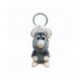 Porte-clés clip Disney Ratatouille en polyester gris
