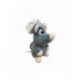 Porte-clés clip Disney Ratatouille en polyester gris