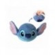 Cofrinho de pelúcia azul do Stitch com abertura para moedas
