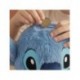 Cofrinho de pelúcia azul do Stitch com abertura para moedas