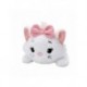Estuche portatodo de peluche blanco Marie Disney con lazo rosa