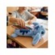 Trousse bleue en forme de peluche Stitch avec fermeture