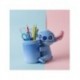 Porte-crayons en peluche bleu de Stitch