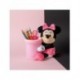 portalápices de peluche Minnie rosa