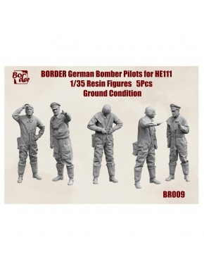 Figuras de pilotos bombardeiros He111 1/35