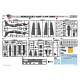 Kit de montagem em escala 1/144 do Lockheed C-130H Hercules USAF