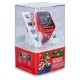 Relógio interativo Super Mario Bros com pulseira vermelha