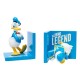 Sujetalibros de Pato Donald de Disney en azul y amarillo