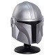 Casque argenté The Mandalorian Star Wars 15cm