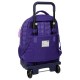 Trolley morado Kpop Demon Hunters con mochila extraíble