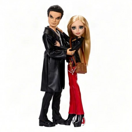 Bonecas Skullector Buffy e Angel da Mattel de 26 cm