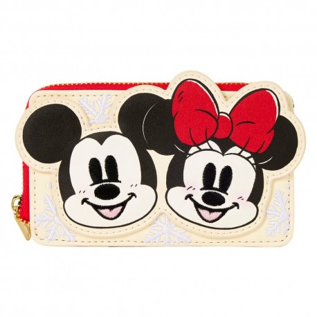 Tarjetero Disney Loungefly con Mickey y Minnie