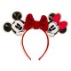 Serre-tête avec oreilles de Mickey et Minnie par Loungefly