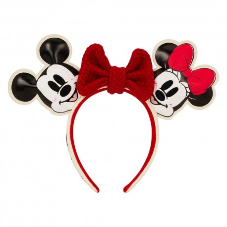 Serre-tête avec oreilles de Mickey et Minnie par Loungefly