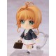 Nendoroid de Sakura Kinomoto em uniforme do colégio Tomoeda