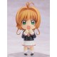 Nendoroid de Sakura Kinomoto em uniforme do colégio Tomoeda