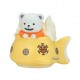 Figura de Bepo de One Piece en navío amarillo
