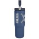 Copo térmico azul One Piece com logotipo Piratas do Chapéu de Palha