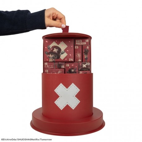 Calendrier de l'Avent rouge One Piece Chopper