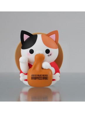 Figura de gato Happy Cat Nyan Piece Nyan! de One Piece