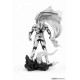 Statue de Superman en noir et blanc par Pure Arts