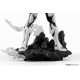 Statue de Superman en noir et blanc par Pure Arts