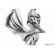 Statue de Superman en noir et blanc par Pure Arts