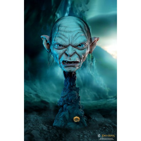 Máscara de Gollum escala 1/1 com realismo detalhado