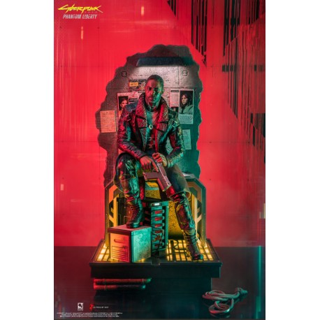Estatua exclusiva de Solomon Reed del universo Cyberpunk