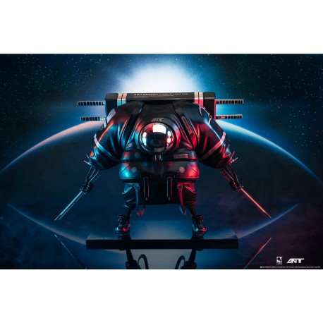 Estatua M9E 1/6 Anti Gravity con casco y espadas