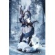 Estátua em escala 1/8 de Connor em paisagem nevada