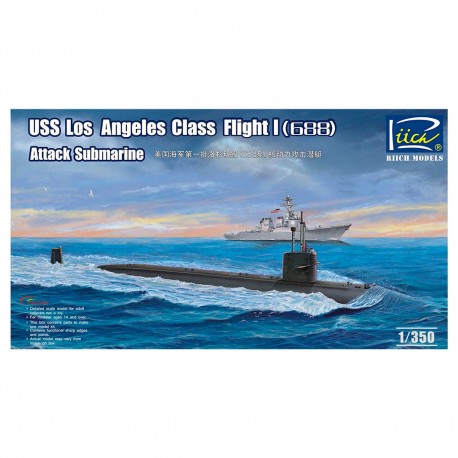 Modelo submarino USS Los Angeles Classe Flight I 688