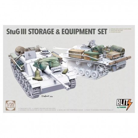 Set almacenamiento y equipamiento StuG III 1/35 de Takom