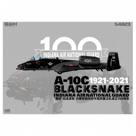Maquete A-10C Blacksnake Guarda Aérea Nacional de Indiana 1/48