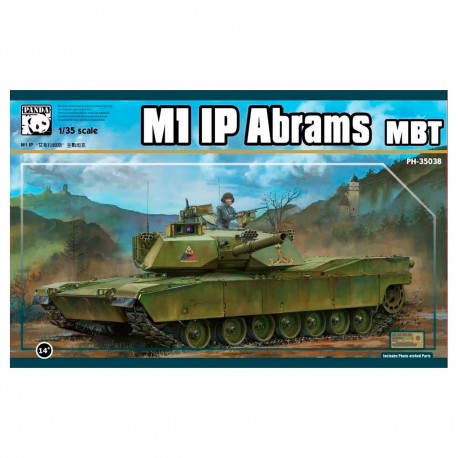 Modelo do M1 IP Abrams MBT em escala 1/35 pela Panda Hobby